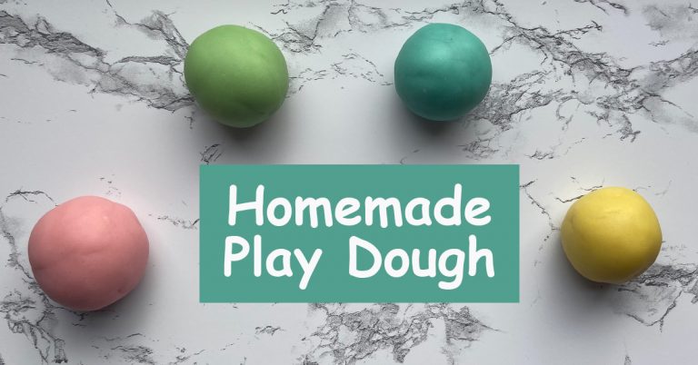 The Easiest Homemade Play Dough Using Just 5 Ingredients