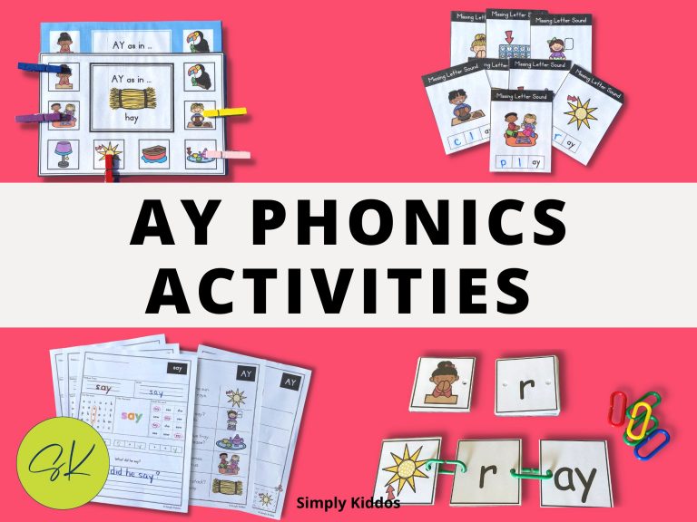 AY Phonics Worksheet and Activities for Kids that are Actually FUN
