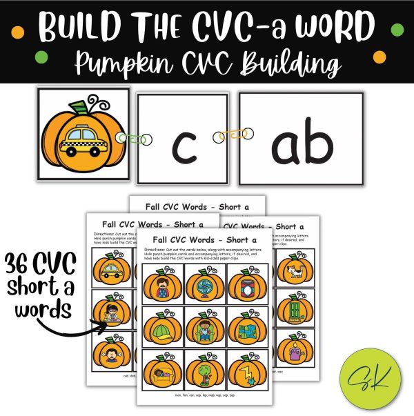 CVC short a Pumpkin