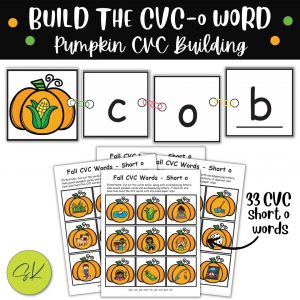 CVC short o Pumpkin