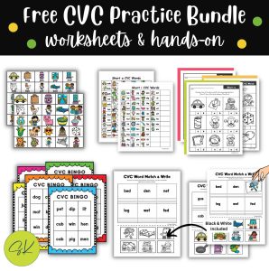 Free CVC Practice Bundle