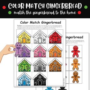 Color Matching Gingerbread