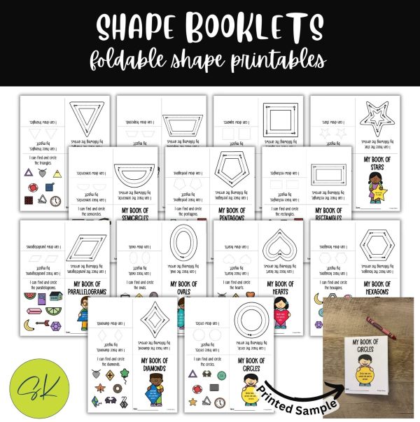 Foldable Shape Booklets