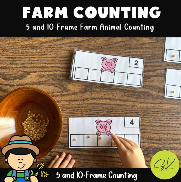 Farm Animals 5 Frame Counting
