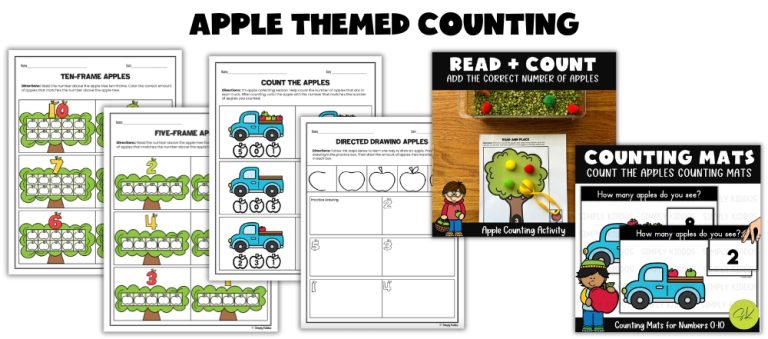 5 Fun Apple Counting Activities and Worksheets